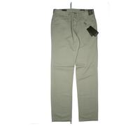 Jean Biani Uomo Pantaloni Chino Slim Fit Premium Cotone 50 W32 L32 Beige Nuovo
