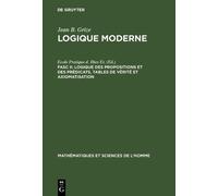 Jean-Blaise Gri Logique Moderne, Fasc II, Logique des proposi (Copertina rigida)