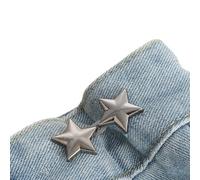 Jean Button Pins Regolabile Vita Fibbia Stella Pantalone Pin No Cucire Stella Stringere Vita Pulsante Pin Pulsante Istantaneo Per Pantaloni Jean Bottoni Pins, A