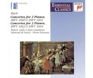 Jean Casadesus Bach: Concertos for 2 & 3 Pianos (CD)