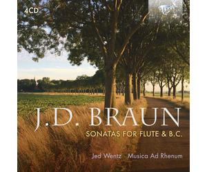 Jean Daniel Braun J.D. Braun: Sonatas for Flute & B.c. (CD) Box Set