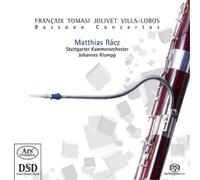 Jean Francaix Francaix/Tomasi/Jolivet/Villa-Lobos: Bassoon Concertos (CD) Hybrid