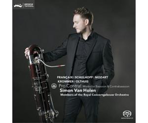 Jean Francaix Simon Van Holen: Pro Contra: Works for Bassoon & Contrabasso (CD)