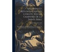 Jean-Frédéric O Argumens Et Réflexions Sur Les Livres Et Sur (Copertina rigida)