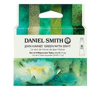 Jean Haines' Green with Envy - Daniel Smith 5 ml Watercolours Set di 6
