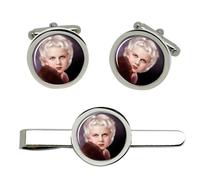 Jean Harlow Gemelli E Fermacravatta Set
