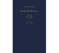 Jean-Jacques Ro Correspondance complète de Rousseau (Complete (Copertina rigida)