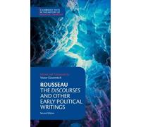 Jean-Jacques Ro Rousseau: The Discourses and Other Early Political W (Tascabile)