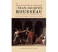 Jean-Jacques Rous The Major Political Writings of Jean-Jacques Rous (Tascabile)