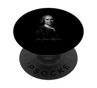 Jean-Jacques Rousseau Classical Philosopher Ritratto PopSockets PopGrip Adesivo