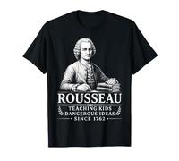Jean-Jacques Rousseau Filosofo Maglietta