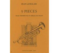 Jean Langlais-Pièces (9) Tromba e pianoforte o organo libro