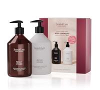 Jean & Len Body Ceremony Peony E Lychee Detergente Mani E Corpo E Trattamento Mani, Pregiata Confezione Per Un Regalo Vegano, Fragranza Delicatamente Floreale, Confezione Certificata FSC