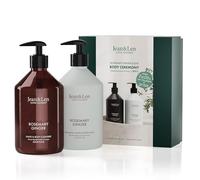 Jean & Len Body Ceremony Rosemary & Ginger Detergente mani e corpo e trattamento mani, confezione regalo vegano, fragranza fresca e speziata, confezione certificata FSC