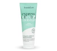 Jean & Len Body Lotion Express Refresh & Moisture, formula idratante di cura profonda con caffeina e burro di karité, si assorbe in fretta, lozione corpo non grassa, senza siliconi, vegana, 250 ml