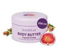 Jean & Len Butter per il corpo, olio di argan e fico, pH-hautideal, con profumo