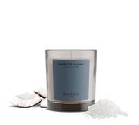 Jean & Len Candela Profumata Sea Salt & Coconut, realizzata con burro di karité, durata circa 40 ore, design minimalista, profumo esotico, vegana, 195 g
