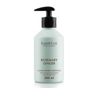 Jean & Len Conditioner Rosemary & Ginger, per capelli spenti e senza luminosità, nutre intensamente e migliora la pettinabilità, balsamo dal profumo speziato, senza parabeni e siliconi, 300 ml