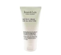 Jean & Len Crema idratante per il viso Fico d'India e Hyaluron, riduce le linee di tenuta e di secchezza, per tutti i tipi di pelle, senza parabeni e siliconi, vegan, 50 ml
