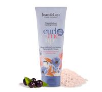 Jean & Len Crema Ricci Riso & Açaí, per capelli ricci o mossi, metodo Curly Girl, definisce e dona elasticità, senza siliconi, crema vegana, 100 ml