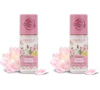 Jean & Len Deobalsam Rosenwasser, deodorante roll on delicato sulla pelle, protezione naturale fino a 24 ore, utilizzabile anche dopo la depilazione, senza alluminio e alcol, vegano, da 50 ml