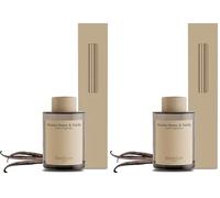 Jean & Len Diffusore Manuka Honey & Vanilla, profumo dolce e sensuale, vegano, 100 ml (Confezione da 2)