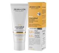 Jean & Len Essential Day Cream, Ideal for All Skin Types, Optimises Skin Firmness, with SPF 30 and Vegetable Collagen, Vegan and Fragrance-Free Day Cream, 50 ml