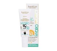 Jean & Len Fluido solare Sensitiv SPF 50, leggero e ad assorbimento rapido, per pelli sensibili, senza octocrylene e profumi, vegano, cura solare viso, 50 ml