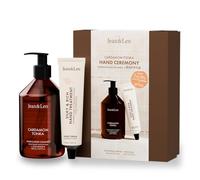 Jean & Len Hand Ceremony Cardamom & Tonka, detergente mani e corpo con crema mani, confezione regalo FSC, profumo delicatamente speziato, set regalo vegano
