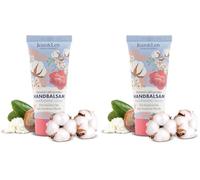 Jean&Len Handbalsam Baumwolle & Sheabutter, balsamo mani per pelli da secche a molto secche, nutre in profondità e delicatamente, senza parabeni e siliconi, vegano, in piccolo formato da 20 ml