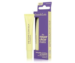 Jean & Len Lip Treatment Sugar Clear, trattamento labbra per pelli sensibili con finish gloss trasparente, con ceramidi e pantenolo, rinforza la barriera cutanea, vegano, 10 ml