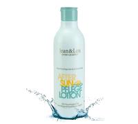 Jean & Len Lozione doposole, lenisce e rinfresca la pelle, con aloe vera e vitamina E, idratazione fino a 24 ore per la pelle stressata dal sole, senza parabeni e siliconi, Après Sun vegan, 250 ml