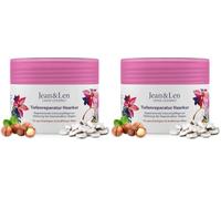Jean & Len maschera capelli riparazione profonda olio di cocco e macadamia, per capelli molto danneggiati, contrasta la rottura, profumo cocco e macadamia, senza parabeni e siliconi, vegano, 250 ml