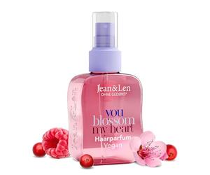 Jean & Len profumo per capelli you blossom my heart, fragranza di fiori delicati e frutti rossi, formula nutriente, adatta a tutti i tipi di capelli, non appesantisce i capelli, 105 ml