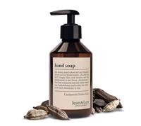 Jean & Len sapone per le mani Cardamomo & Tonka, deterge le mani stressate, adatto per l'uso quotidiano, sapone liquido in dispenser a pompa, fragranza esotica e speziata, vegan, 250 ml