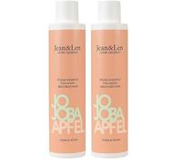 Jean & Len Shampoo Cura Jojoba & Mela, cura i capelli lunghi e fragili, per capelli dall'aspetto più sano e forte, cura capelli al profumo di mela, senza parabeni e siliconi, vegano, 300 ml