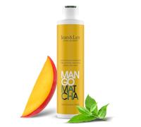 Jean & Len Shampoo Mango & Matcha, per capelli ribelli e crespi, riduce le doppie punte, nutre e definisce onde naturali e ricci, senza parabeni e siliconi, vegani, 300 ml