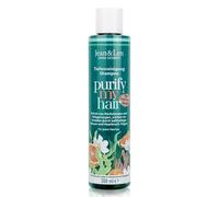 Jean & Len Shampoo Pompelmo Rosa & Spirulina, deterge a fondo capelli e cuoio capelluto, libera da sebo e residui, protegge dalla rottura, senza siliconi e parabeni, vegano, 300 ml