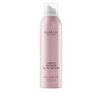 Jean & Len Shower Soufflé Peony & Lychee, con olio di mandorle, jojoba e babussa, per una profumata esperienza di pulizia, doccia schiuma, senza parabeni e siliconi, vegan, 200 ml