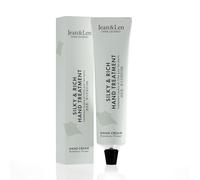Jean & Len Silky & Rich Treatment Rosemary & Ginger 100% Alutube riciclabile (senza coperchio), ricca crema per mani morbide, senza parabeni e siliconi, 75 ml