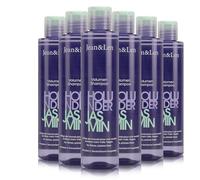 Jean & Len Volume Shampoo sambuco e gelsomino Set per capelli senza potere e fine, dona volume, profumo fruttato e floreale, senza parabeni e siliconi, vegano, 6 x 300 ml