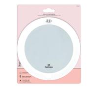 JEAN LOUIS DAVID - Specchio luminoso con 3 intensità di luce a LED, ingrandimento X5, con ventose per fissaggio a parete