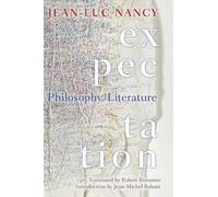 Jean-Luc Nancy Expectation (Copertina rigida)