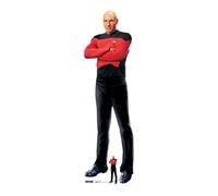 Jean Luc-Picard Star Trek Tng Lifesize Cartone Ritaglio & Mini Patrick Stewart