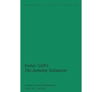 Jean M. Snook Evelyn Grill’s «The Antwerp Testament» (Copertina rigida)