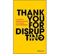 Jean-Marie Dru Thank You For Disrupting (Copertina rigida)