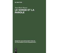 Jean-Marie Husser Le Songe Et La Parole (Copertina rigida)