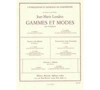 Jean-Marie Londeix: Gammes Et Môdes Vol.1 (Saxophone). For Sassofono