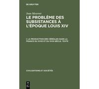 Jean Meuvret La Production Des Céréales Dans La France Du Xvi (Copertina rigida)