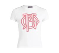 Jean Paul Gaultier - Baby Tee in Jersey - - Tops - Donna - Bianco - XS